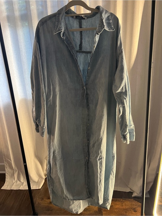 Zara Dresses & Skirts - Zara maxi denim dress